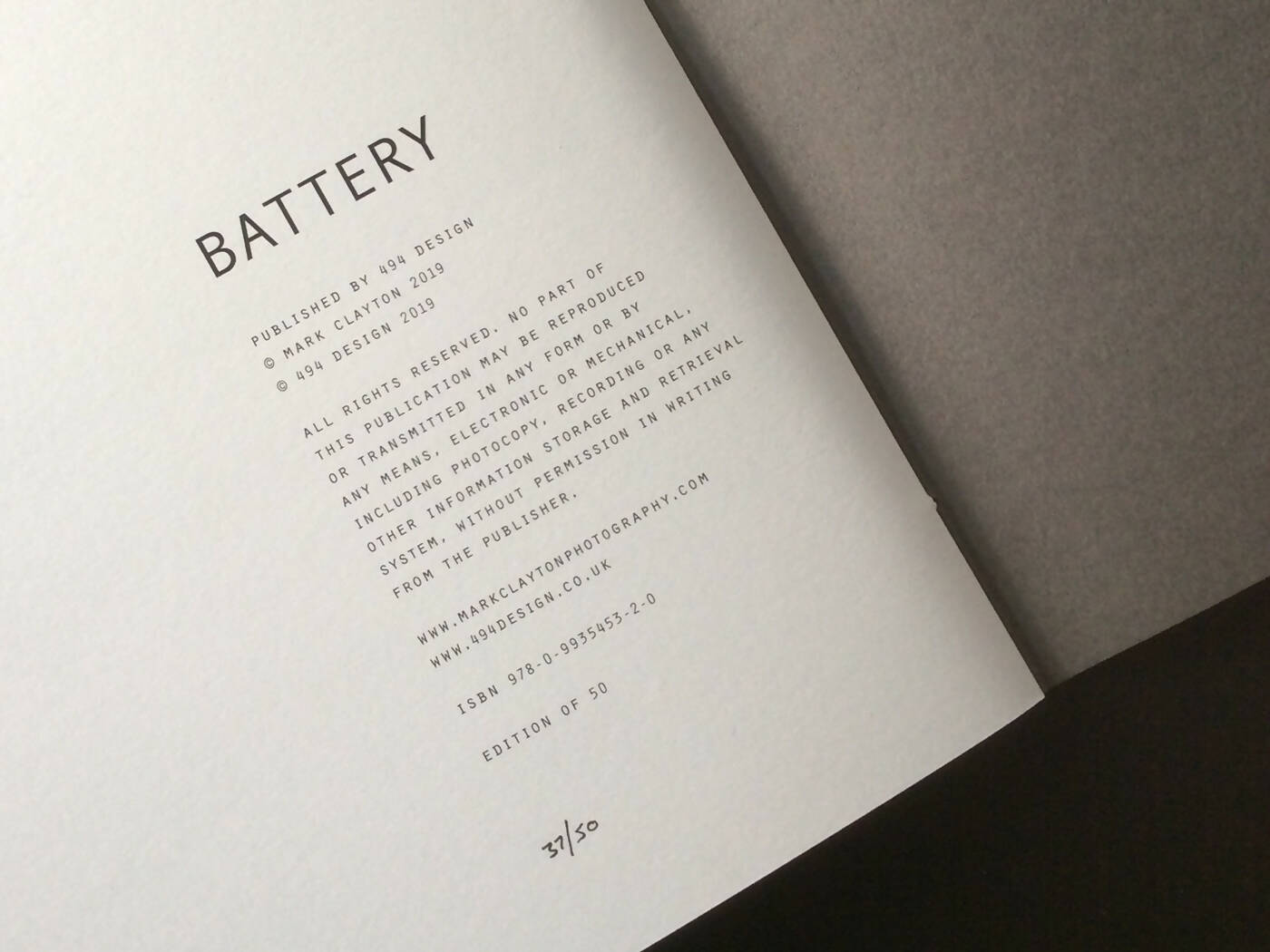 Battery (LIMITED EDITION)